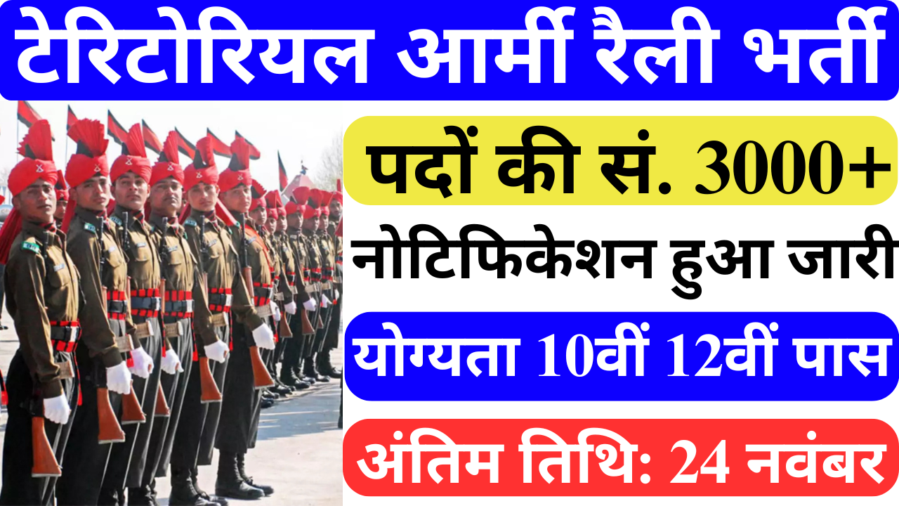 Territorial Army Rally Bharti